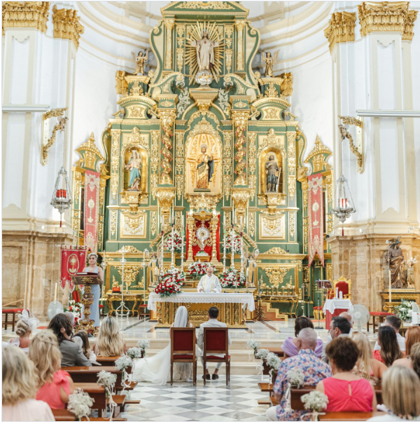 Catholic wedding in Spain