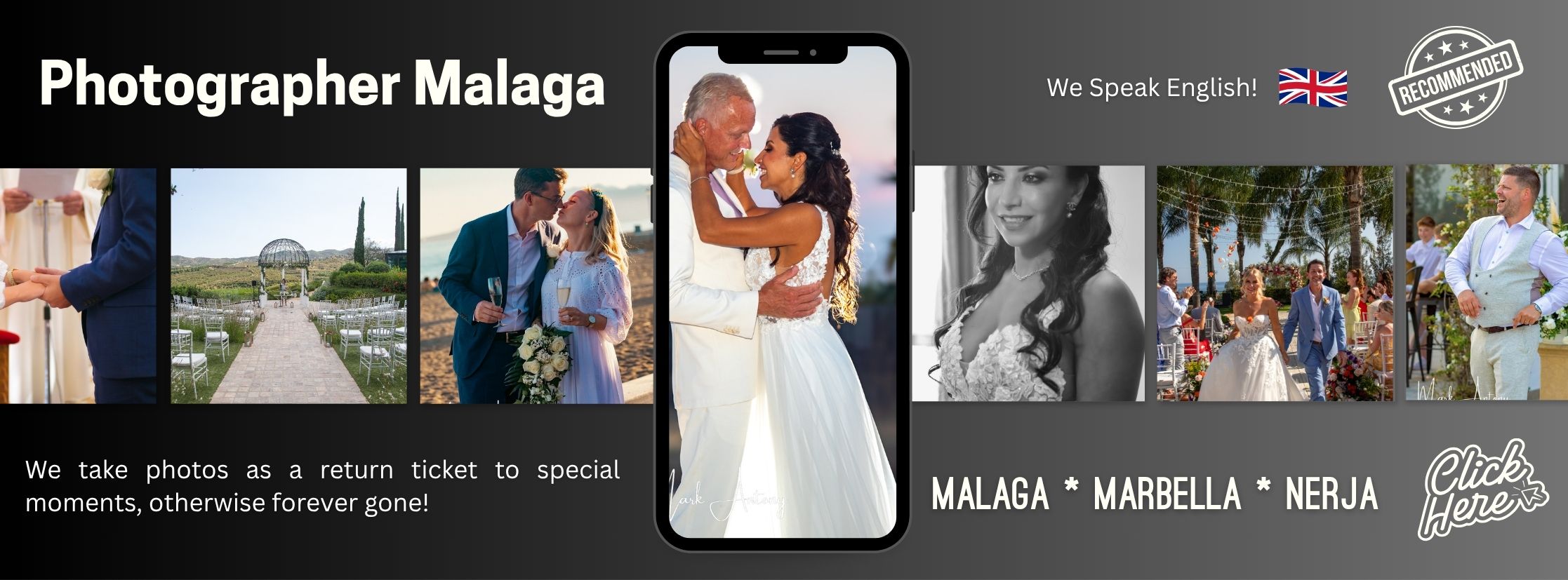 Photography services for Weddings