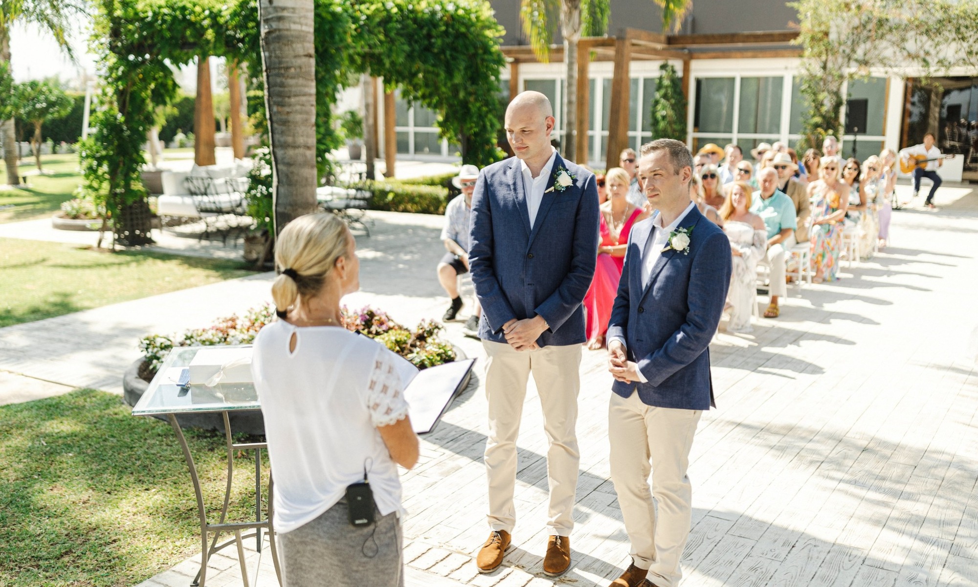English wedding officiant Marbella 