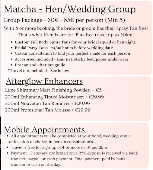 Mobile spray tan Malaga